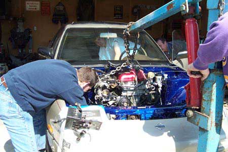SR20DET Engine Installation