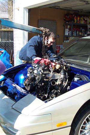 SR20DET Engine Installation