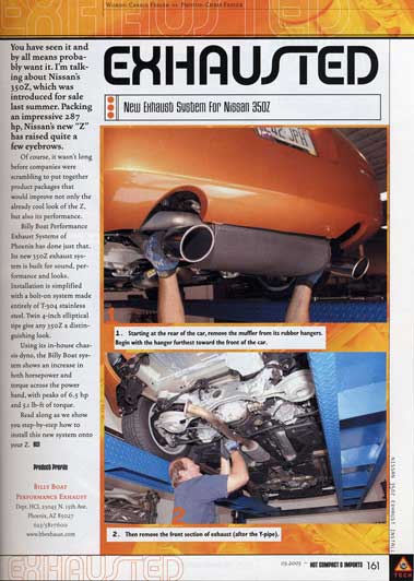 350Z Exhaust Installation Pictures