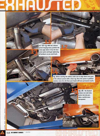 350Z Exhaust Installation Pictures